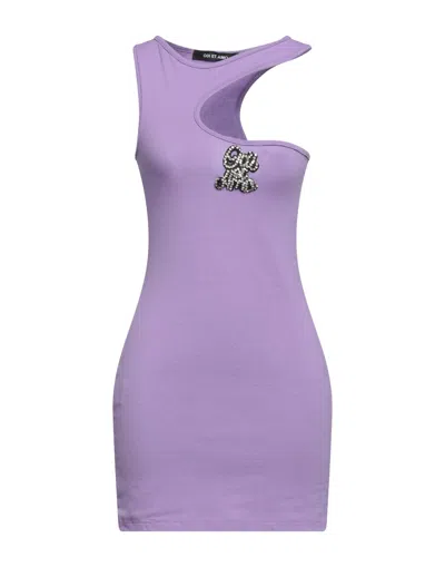 Odi Et Amo Short Dresses In Purple