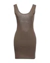 Odi Et Amo Short Dresses In Green