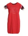 Odi Et Amo Short Dresses In Red