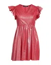 Odi Et Amo Short Dresses In Red