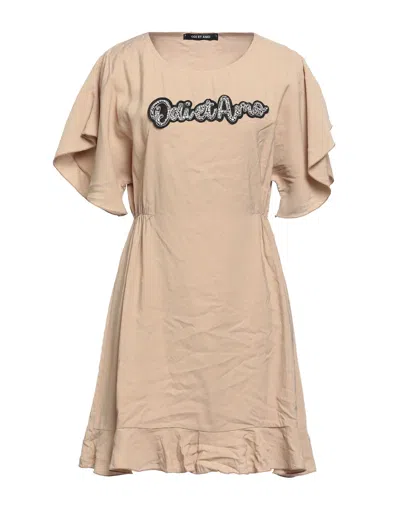 Odi Et Amo Short Dresses In Beige