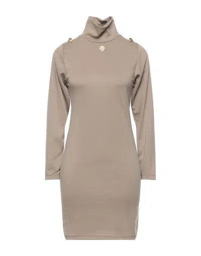 Odi Et Amo Short Dresses In Grey