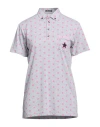 Odi Et Amo Woman Polo Shirt Grey Size S Cotton In Grey