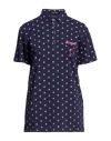 Odi Et Amo Woman Polo Shirt Midnight Blue Size M Cotton