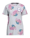 Odi Et Amo Woman T-shirt Grey Size S Cotton In Grey