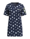 Odi Et Amo Woman T-shirt Midnight Blue Size L Cotton In Blue