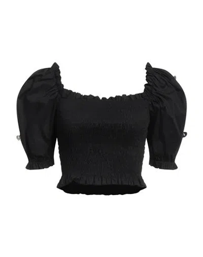Odi Et Amo Woman Blouse Black Size Onesize Cotton