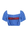Odi Et Amo Woman Top Blue Size M Cotton