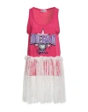 Odi Et Amo Woman Top Fuchsia Size M Cotton In Pink