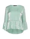 Odi Et Amo Woman Top Light Green Size Onesize Viscose, Polyester