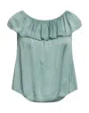 Odi Et Amo Blouses In Sage Green