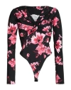 Odì Odì Woman Bodysuit Black Size M Polyester, Elastane In Black
