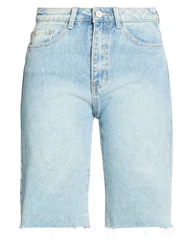 Odì Odì Woman Denim Shorts Blue Size S Cotton, Polyester