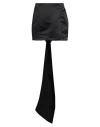 Odì Odì Woman Mini Skirt Black Size M Polyester In Black