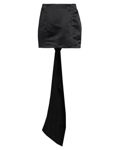 Odì Odì Woman Mini Skirt Black Size M Polyester