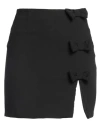 Odì Odì Woman Mini Skirt Black Size M Polyester, Viscose, Elastane