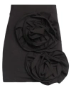 Odì Odì Woman Mini Skirt Black Size Xs Cotton, Polyester, Elastane In Black