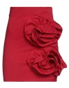 Odì Odì Woman Mini Skirt Red Size Xs Cotton, Polyester, Elastane