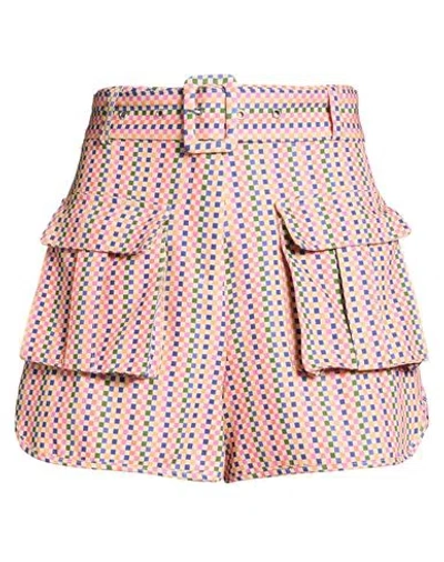Odì Odì Woman Shorts & Bermuda Shorts Apricot Size M Polyester, Elastane In Pink