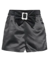 Odì Odì Woman Shorts & Bermuda Shorts Black Size L Polyester In Black