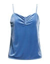 Odì Odì Woman Top Slate Blue Size L Polyester, Elastane