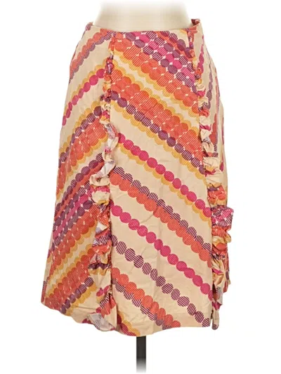 Pre-owned Odille Casual Skirt In Orange