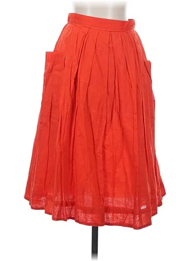 Pre-owned Odille Casual Skirt In Orange