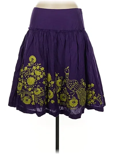 Pre-owned Odille Casual Skirt In Purple