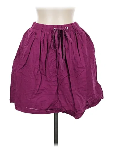 Pre-owned Odille Casual Skirt In Purple