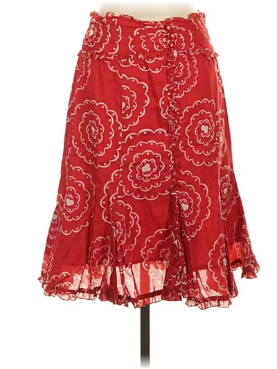 Pre-owned Odille Casual Skirt In Red