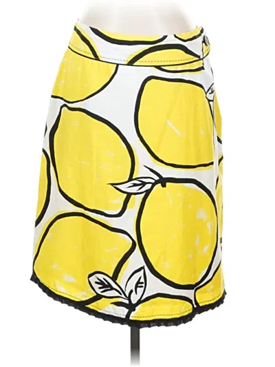 Pre-owned Odille Casual Skirt In Yellow
