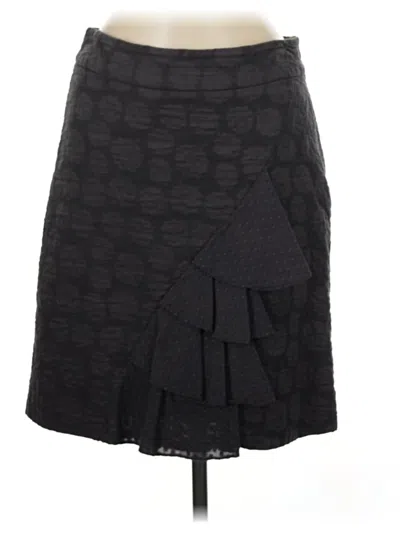 Pre-owned Odille Formal Skirt In Black