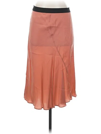 Pre-owned Odille Formal Skirt In Orange