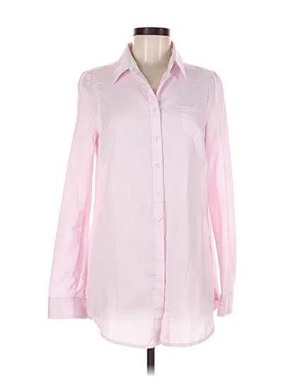 Pre-owned Odille Long Sleeve Button Down Shirt In Pink