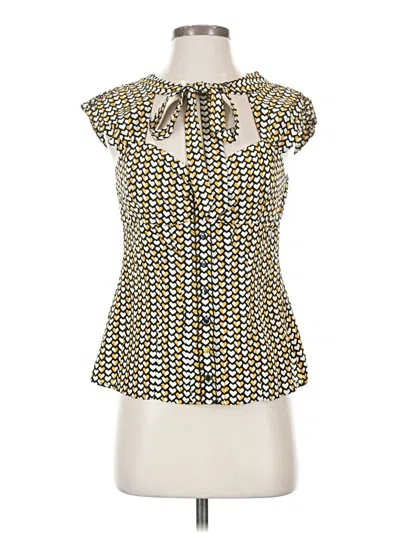 Pre-owned Odille Sleeveless Blouse In Gold