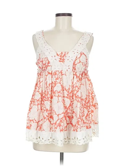 Pre-owned Odille Sleeveless Blouse In Orange