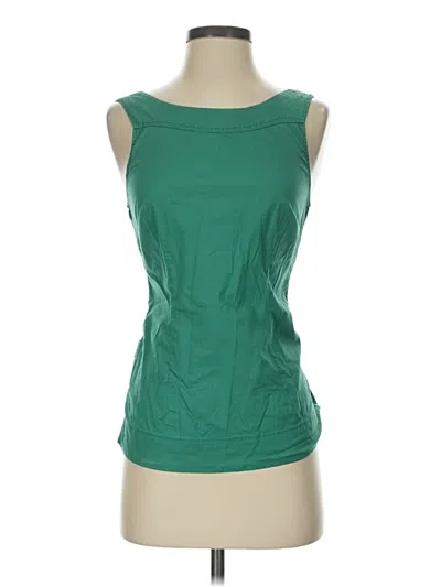 Pre-owned Odille Sleeveless Top Green Boatneck Tops