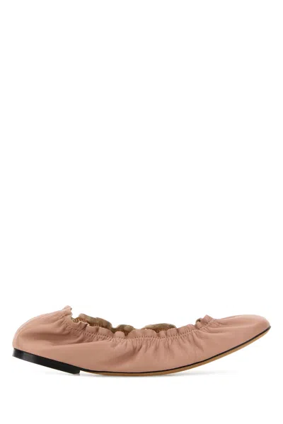 Odissi Ballerine Siena In Nappa Rosa  Donna