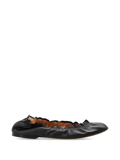 Odissi Ballet Flats In Black