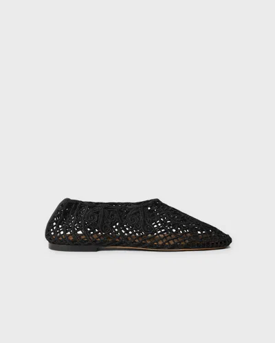 Odissi Ballet Flats Iris In Black