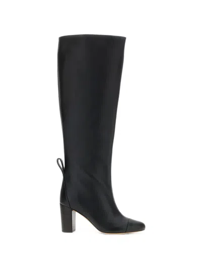 Odissi Cap-toe Pull-on Boots In Black