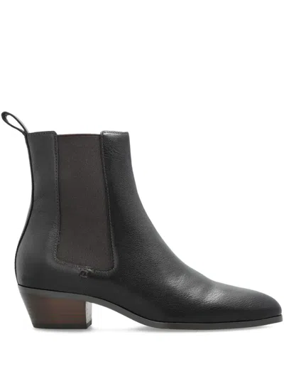 Odissi Ella Pointed-toe Chelsea Boots In Black