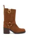 Odissi Hailey Harnessed Straps Boots In Multi