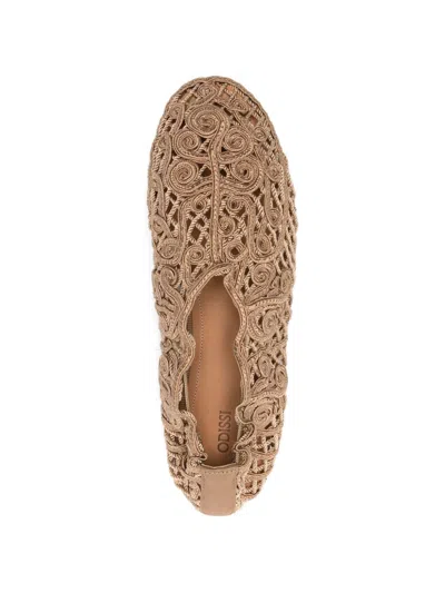 Odissi Iris Ballet Flats In Sand