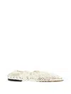 Odissi Iris Flat In White