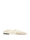 Odissi Iris Flat In White