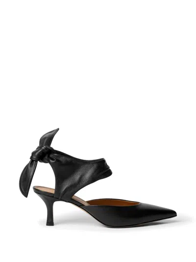 Odissi Jodie Knotted Pumps In Black