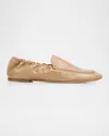Odissi Juno Leather Loafers In Neutral