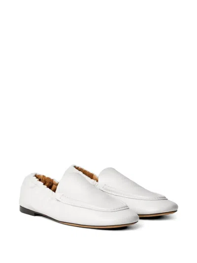 Odissi Juno Leather Loafers In White