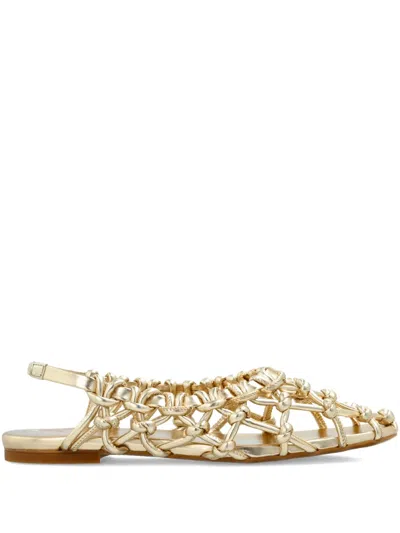 Odissi Knotted Trainers In Gold